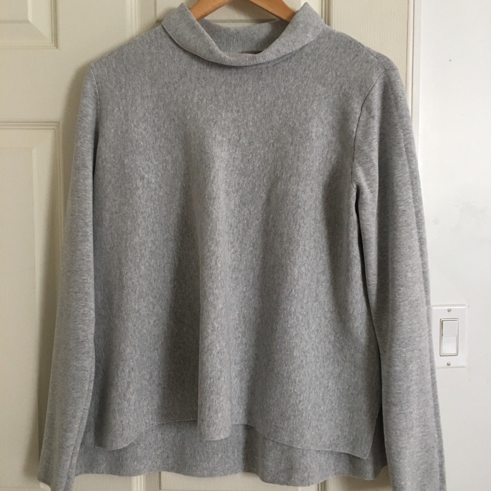 COS mock neck top
